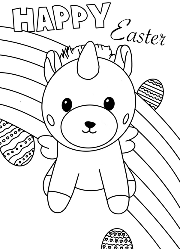 Printable Easter Colour-In!